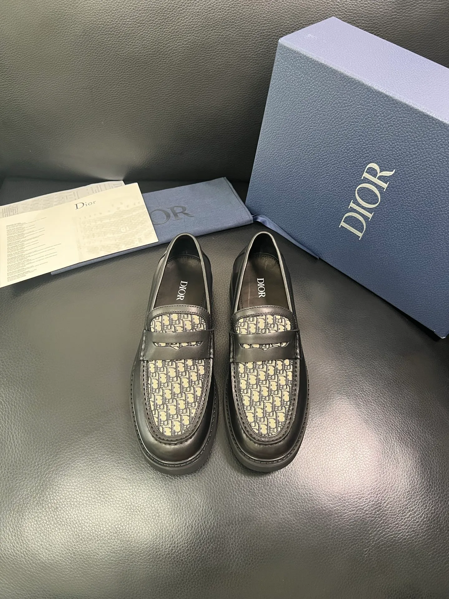 Men's men's shoes💰860 Dior top crafts Dior counter synchronization, original factory configuration, original cowhide fabric imported from Italy, breathable and comfortable imported water-dyed cow lining, sole: original factory special supply original sole super comfortable, original factory with single goods high quality, you can enter and exit the counter at will, welcome to compare counter synchronization, code number 39-44 (order 38 45) 85853